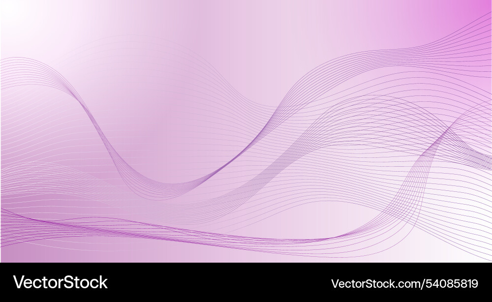 A smooth gradient background with flowing lines A smooth gradient background with flowing lines vector image