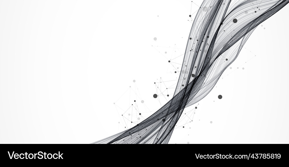 Abstract flowing wave lines design element Abstract flowing wave lines design element vector image