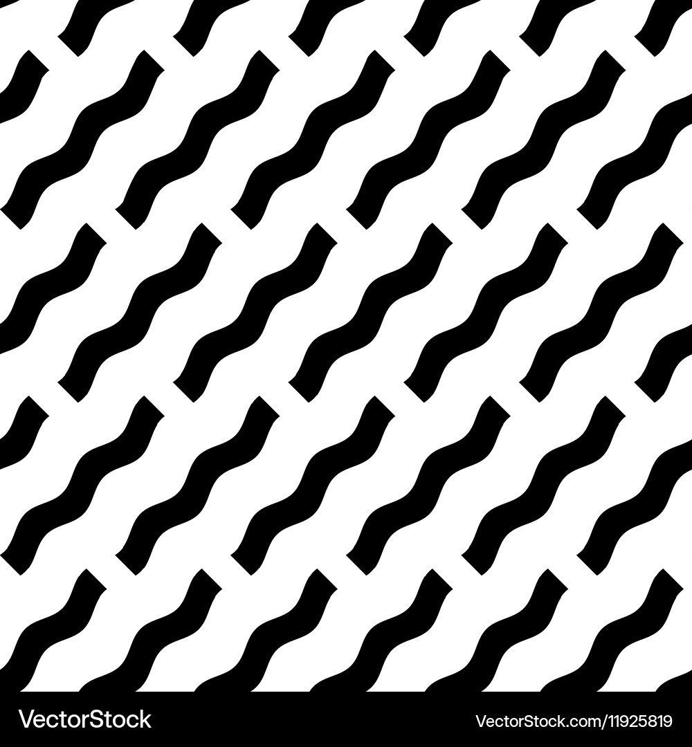 Diagonal Stripe Wave Pattern Vector Image