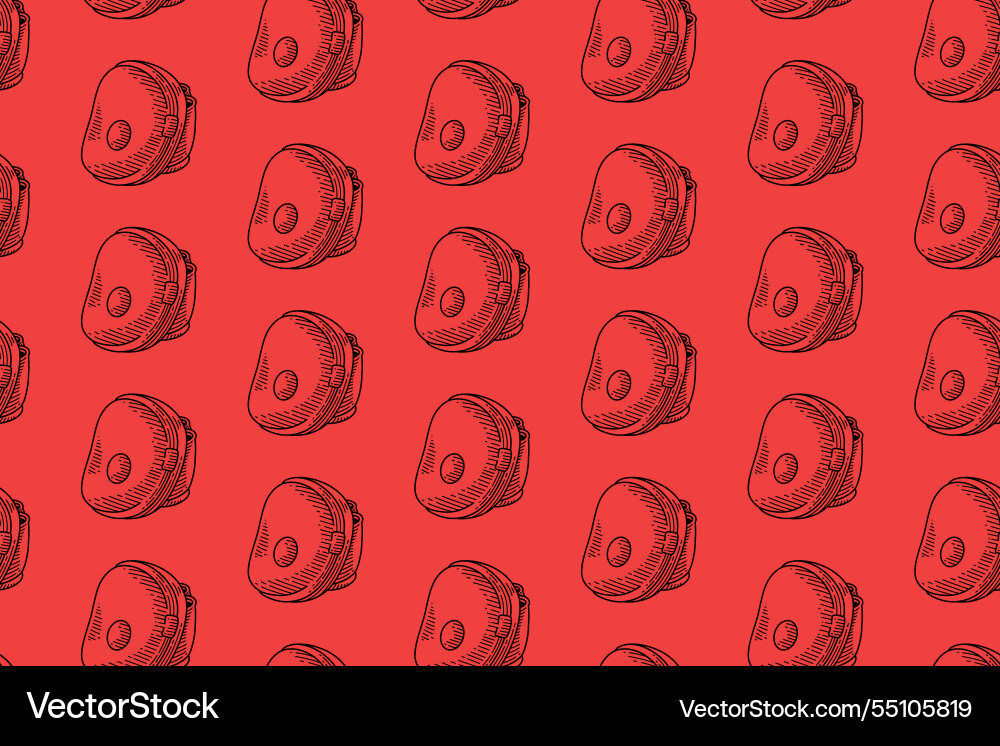 Punching target pad doodle pattern background Punching target pad doodle pattern background Vector Image