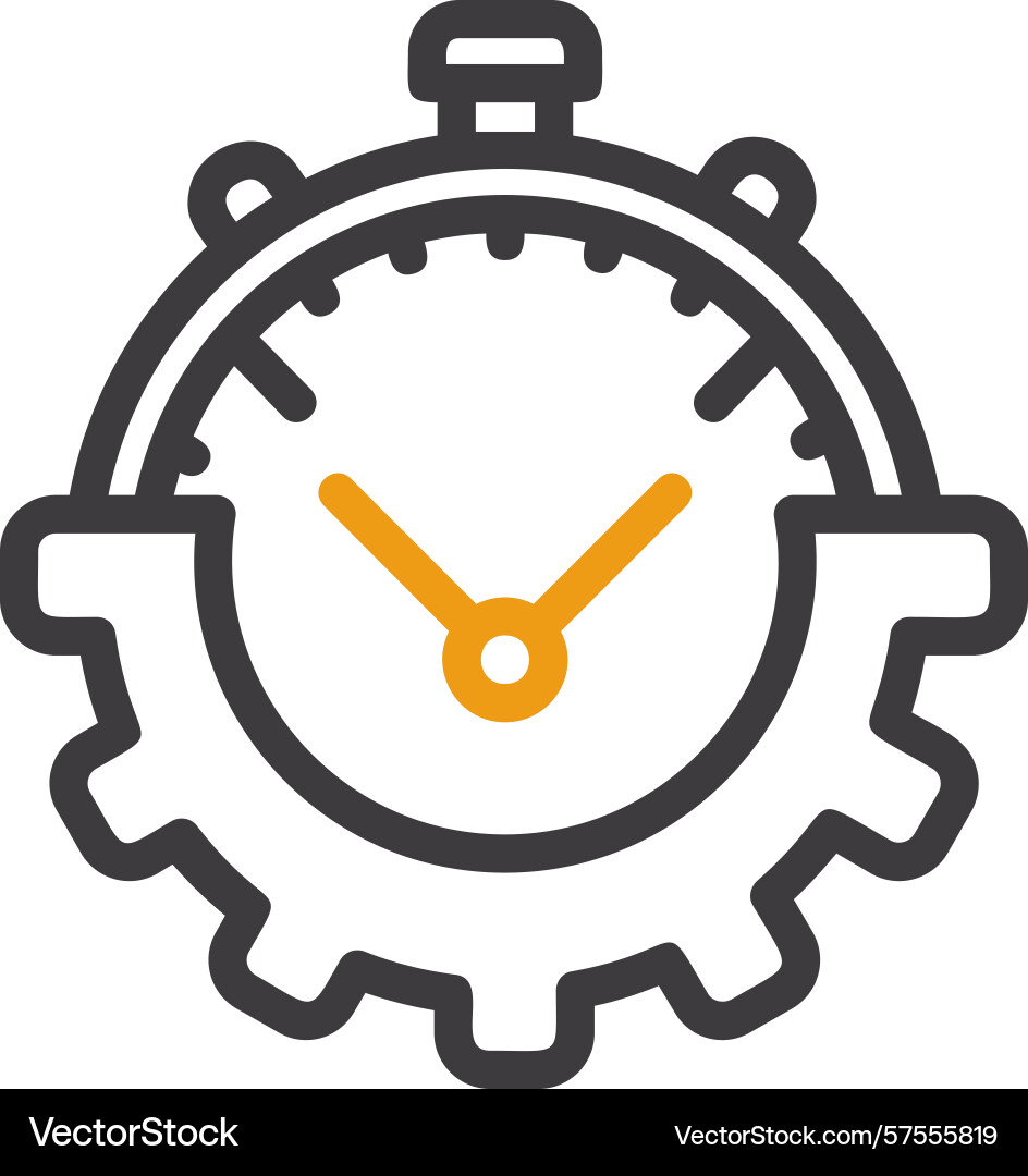 Workflow two color icon vector image