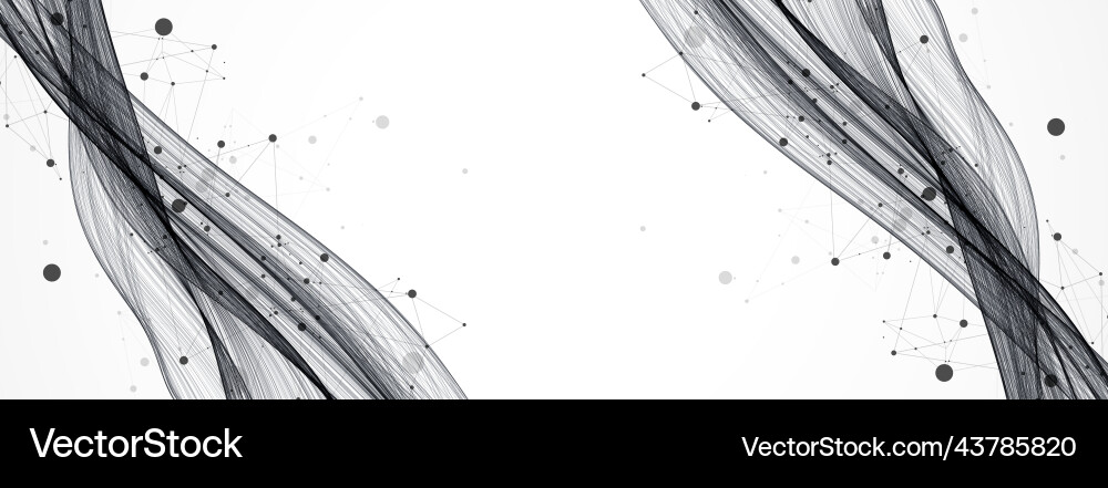 Abstract flowing wave lines design element Abstract flowing wave lines design element vector image