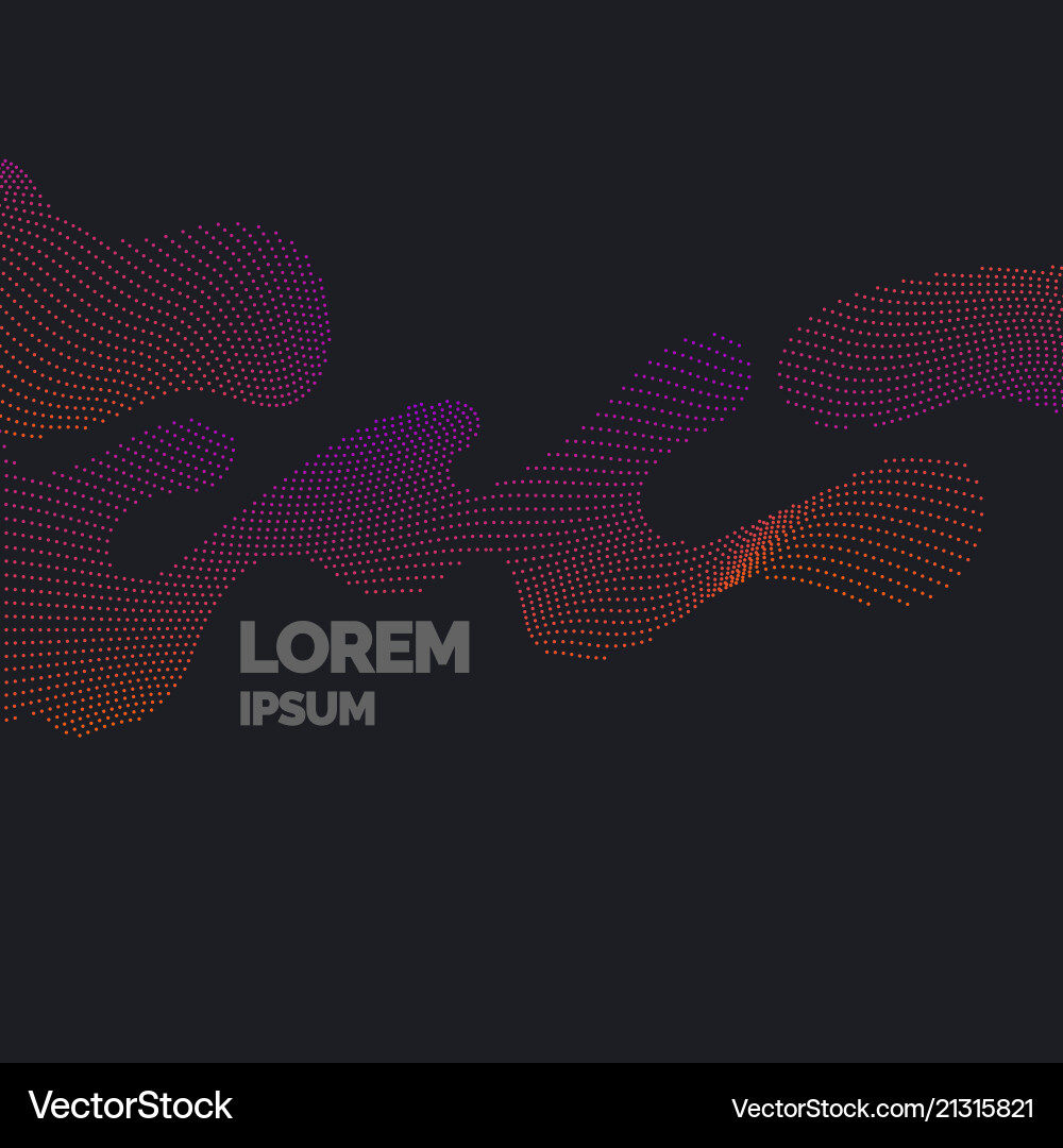 Abstract background with a colored dynamic Vector Image