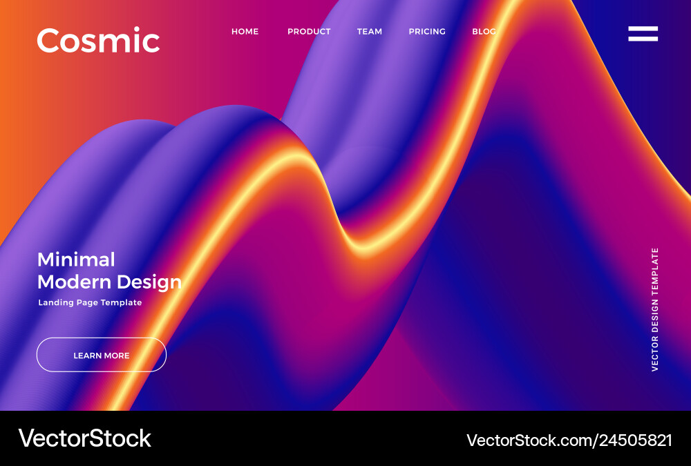 Abstract design template with 3d flow shapes Abstract design template with 3d flow shapes vector image