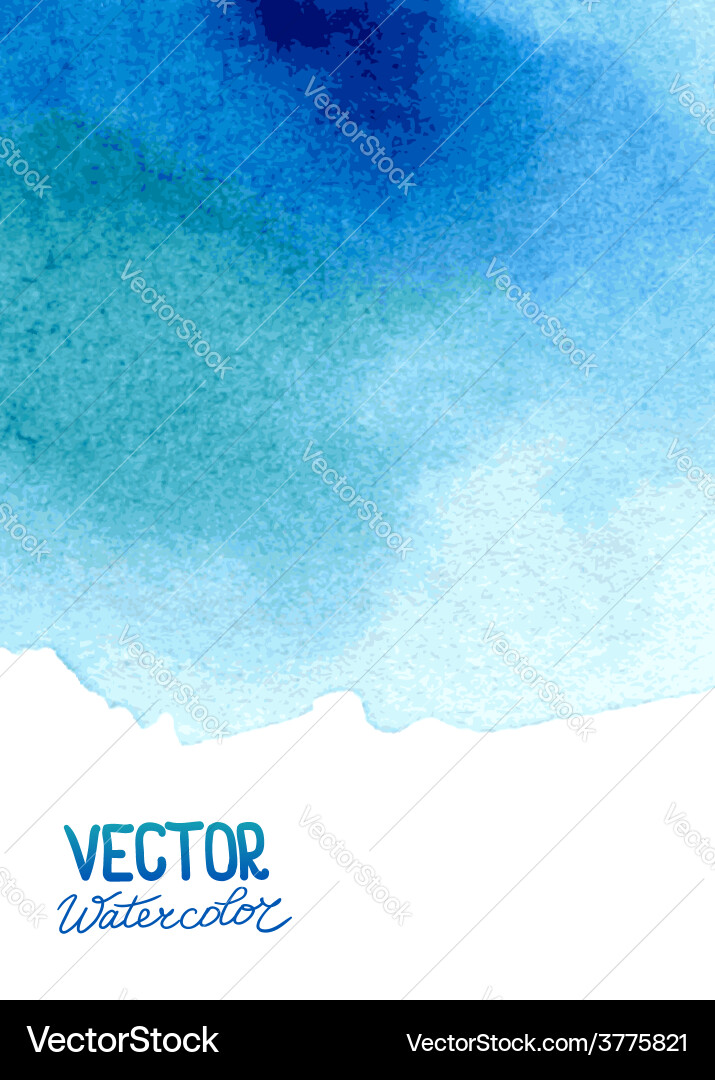 Abstract Watercolor Splash Background vector image
