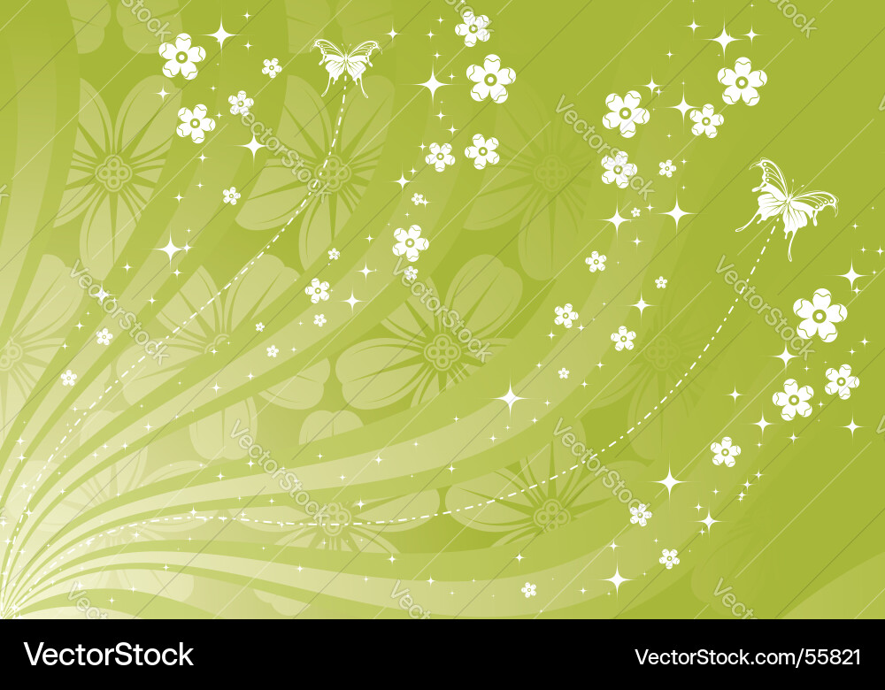Background flower Vector Image