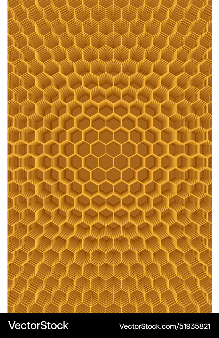 Honeycomb abstract background of hexagons Honeycomb abstract background of hexagons Vector Image