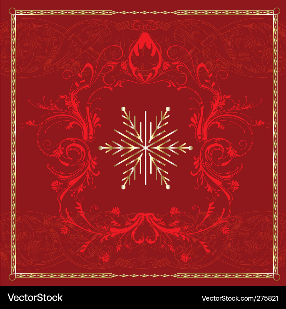 Snowflake design Vector Image
