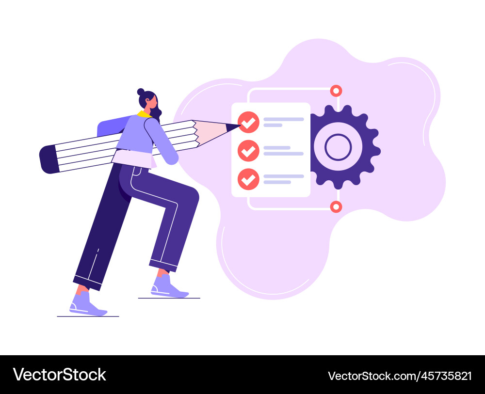 Workflow & Project Tracking vector image