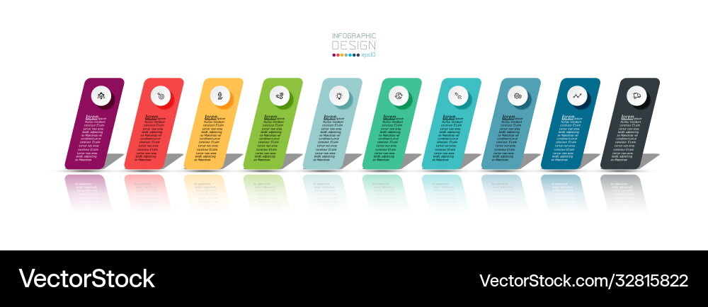Design square can use with many job explain Vector Image