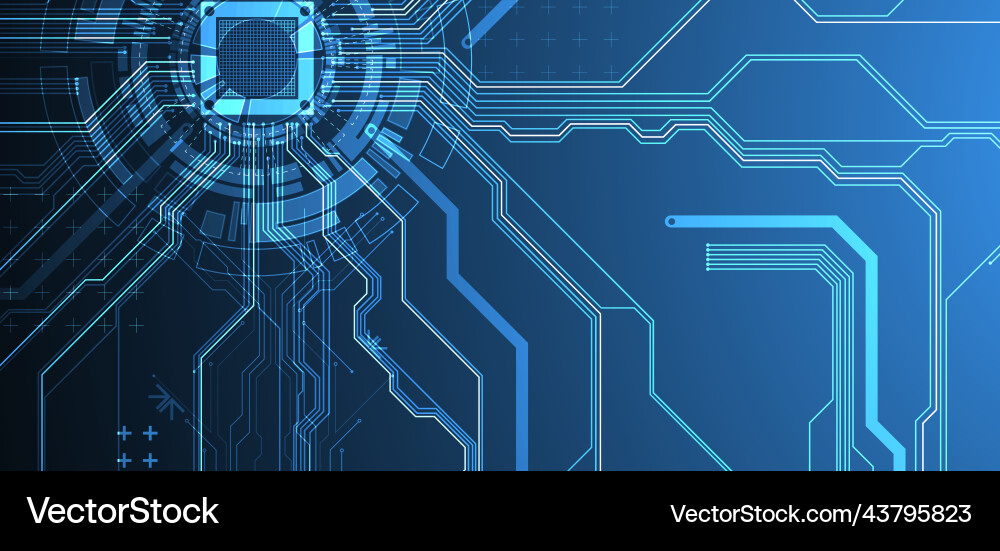 Abstract background on technological Abstract background on technological vector image