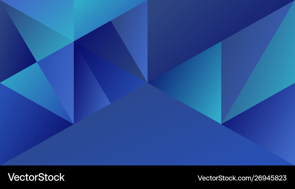 Abstract geometric minimal gradient triangle vector image
