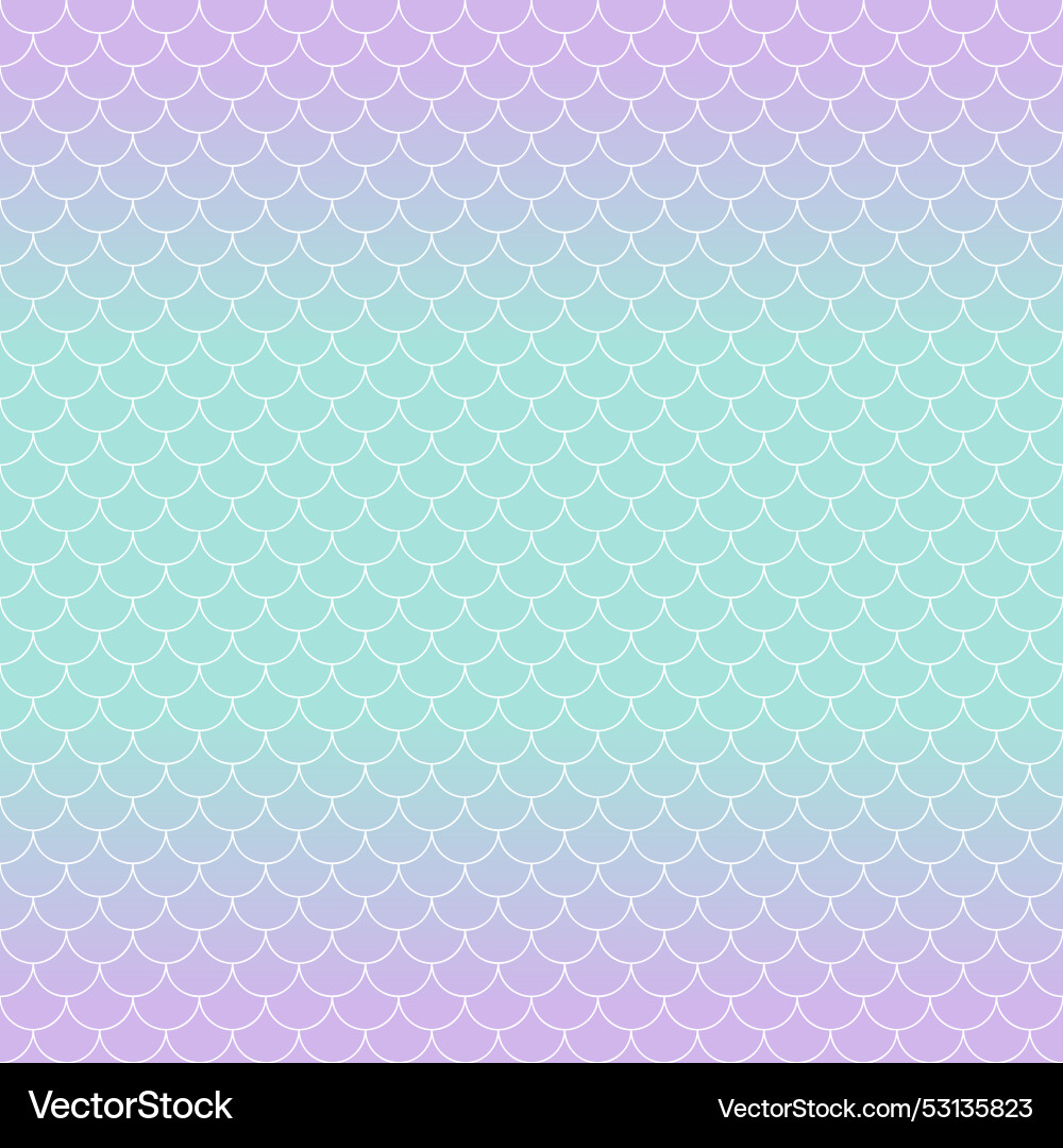 Mermaid Scale Texture Pattern vector image