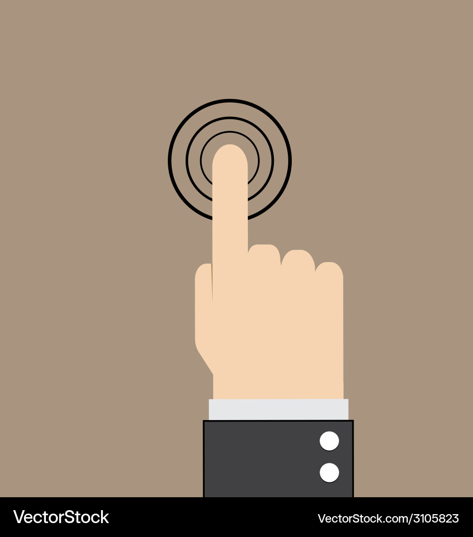 Touch Screen Interaction vector image