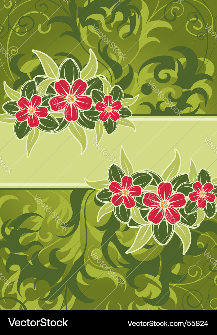 Background flower Royalty Free Vector Image - VectorStock