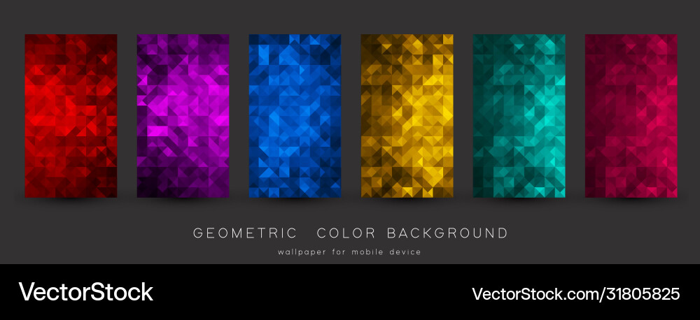 Abstract Shiny Geometric Background vector image