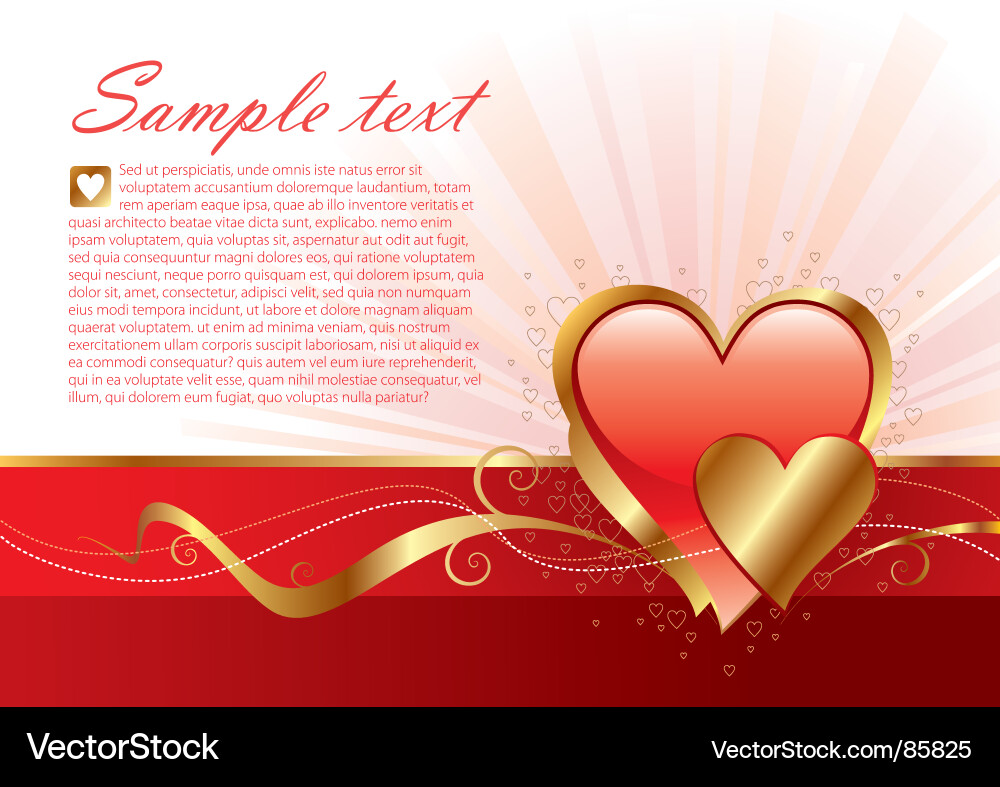Valentines pattern vector image