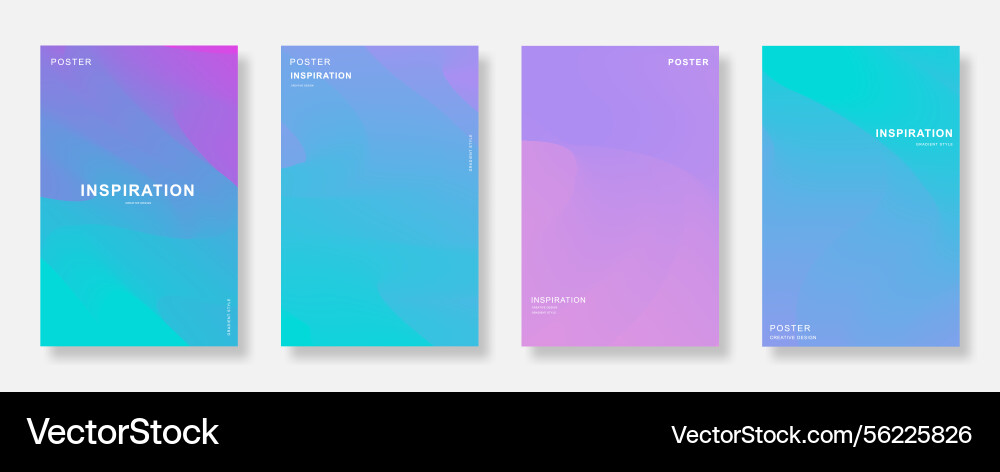 Abstract dynamic gradient color poster background Abstract dynamic gradient color poster background vector image