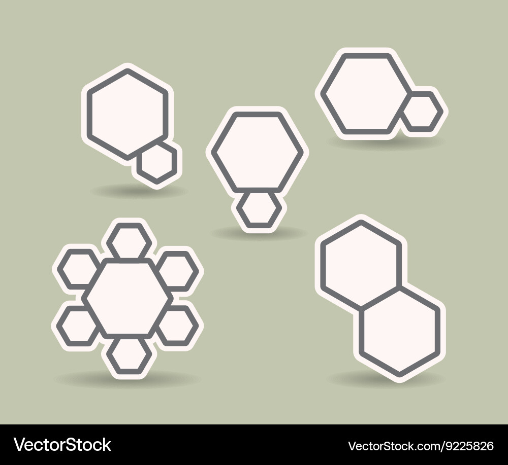 Geometric objects Vector Image