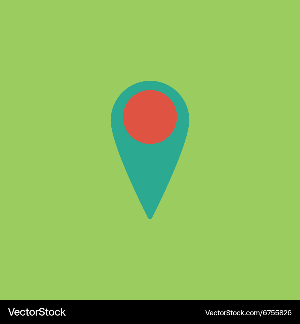 Mark icon pointer Vector Image