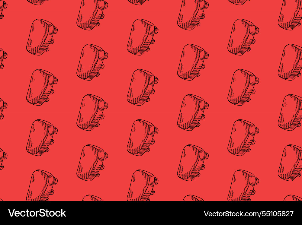 Rectangle punching target pad doodle pattern Rectangle punching target pad doodle pattern Vector Image