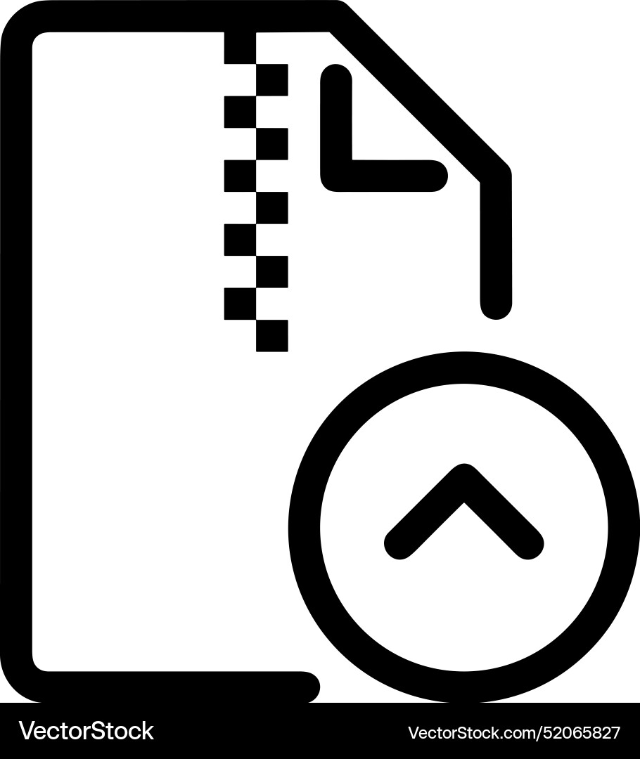 Upload outline icon symbol image Vector Image
