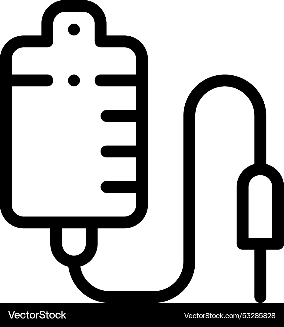 Drop counter icon thin linear style design Drop counter icon thin linear style design vector image