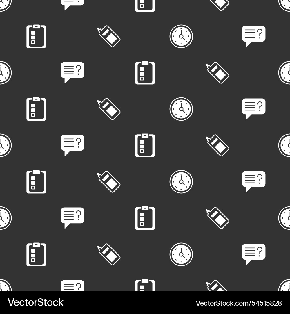 Set clock unknown search online quiz test survey Set clock unknown search online quiz test survey vector image