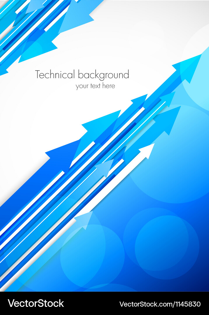 Abstract background with arrows Vector Image