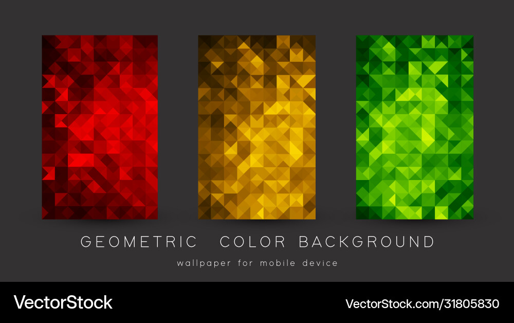 Abstract Shiny Triangles Background vector image