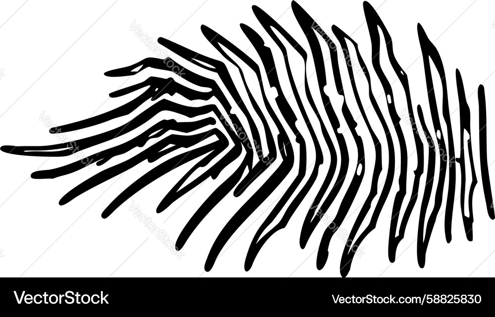 Abstract zebra stripe pattern background design Vector Image