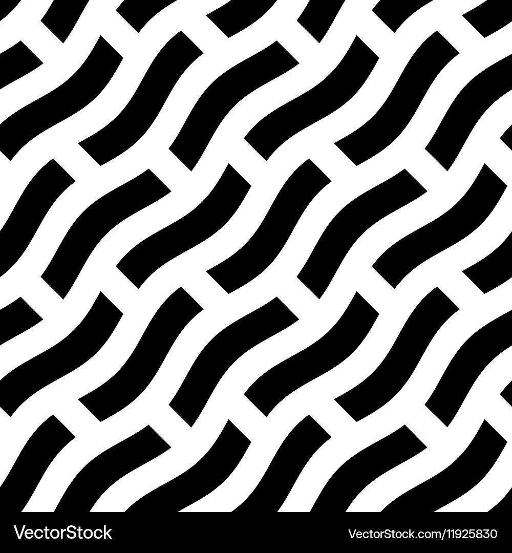 Diagonal Stripe Wave Pattern Vector Image