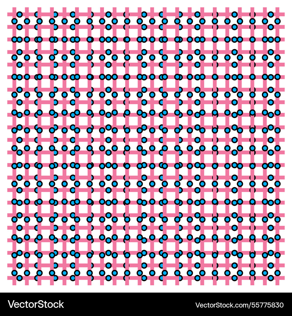 Geometric check lines print pattern Vector Image