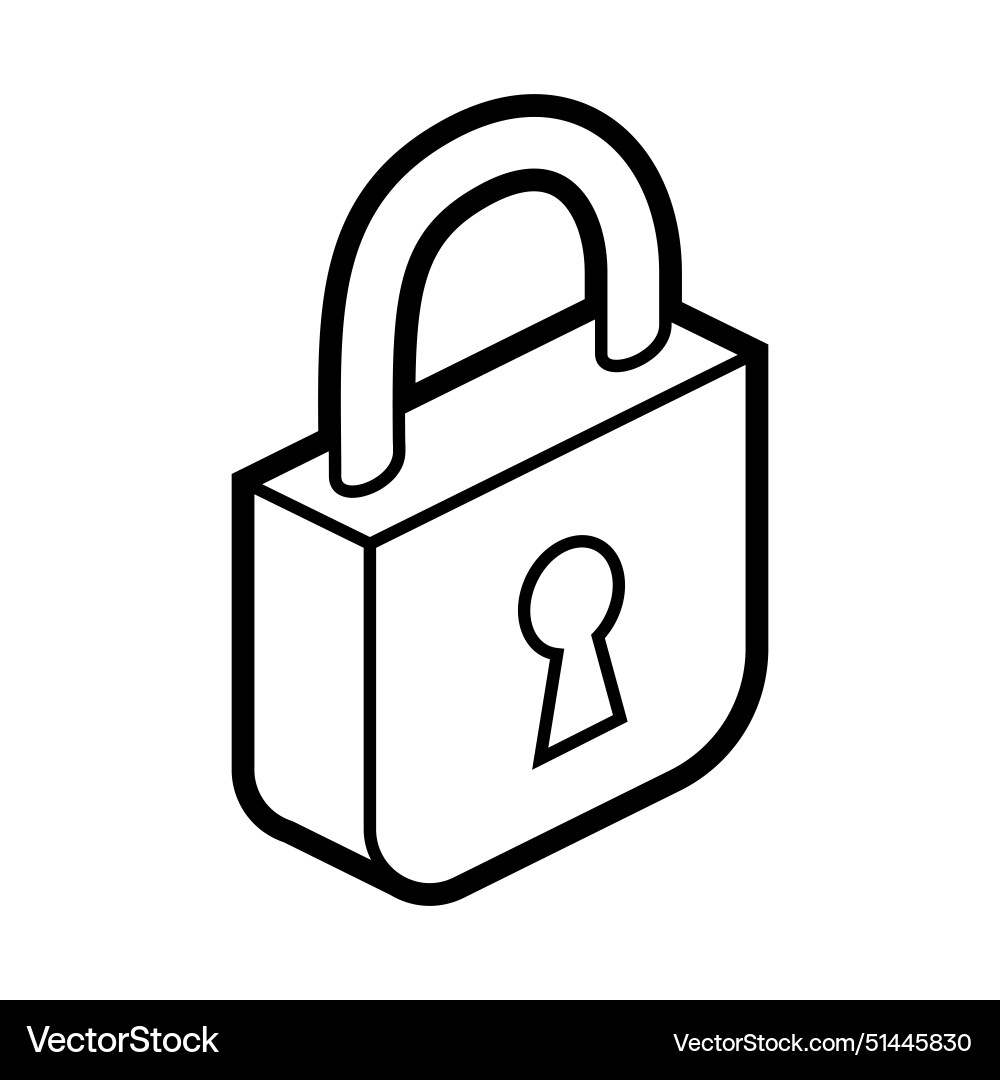 Icon in Isometrie-Bild für die Website-App blockieren Icon in Isometrie-Bild für die Website-App blockieren Vektorbild