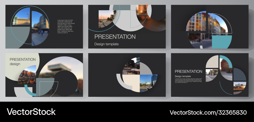 Layout presentation slides design Layout presentation slides design vector image