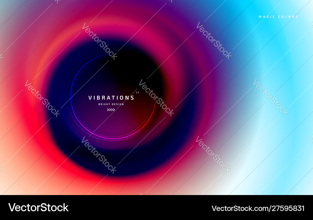 Abstract background with fluid colorful gradient Vector Image
