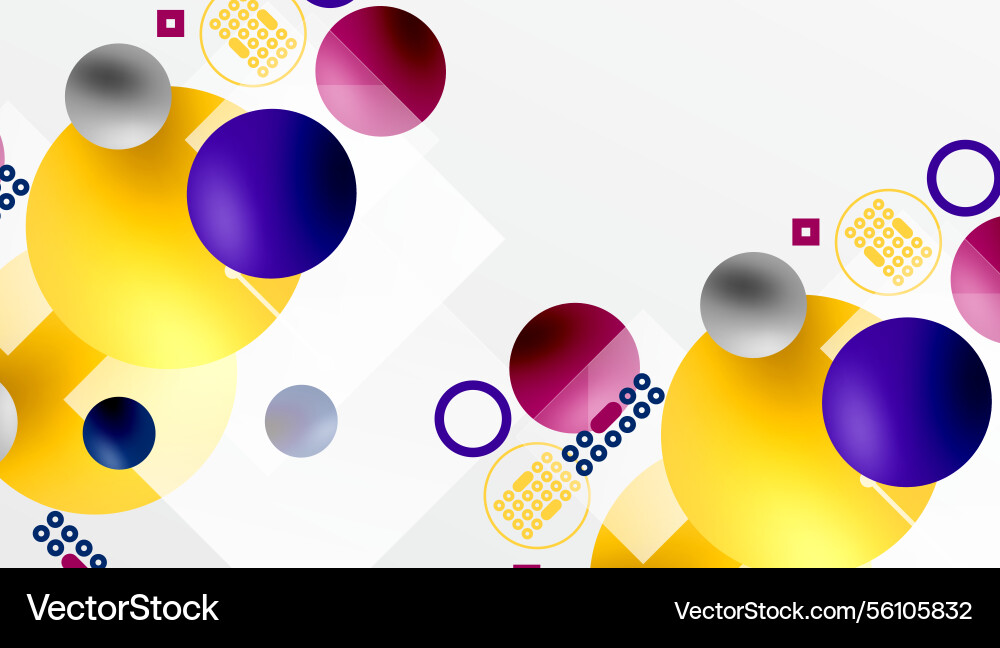 Circles and elements geometric abstract background Circles and elements geometric abstract background vector image