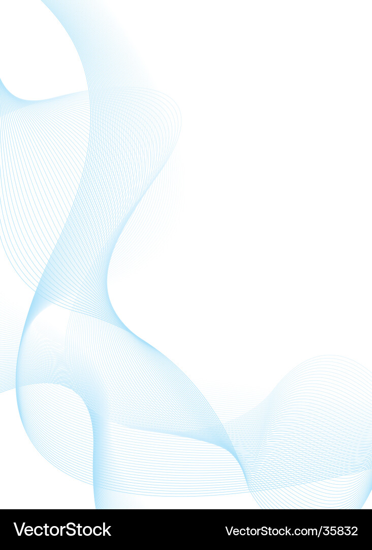 Dynamic Blue Flow Background Vector Image