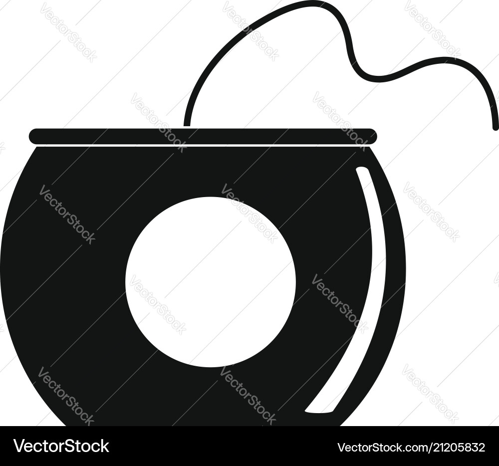 Floss Box Icon Vector Image