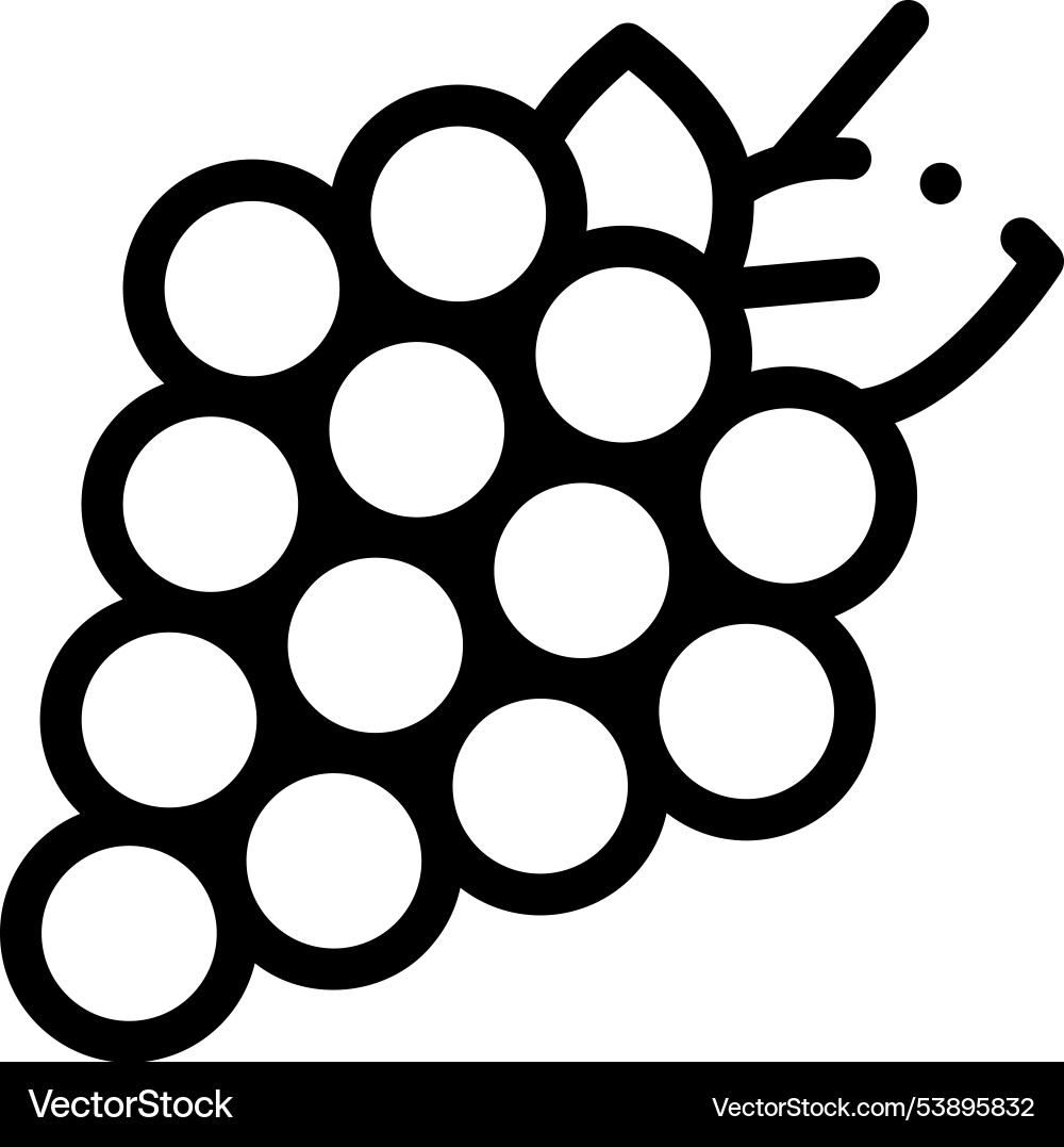 Graph icon thin linear style design isolated Graph icon thin linear style design isolated vector image