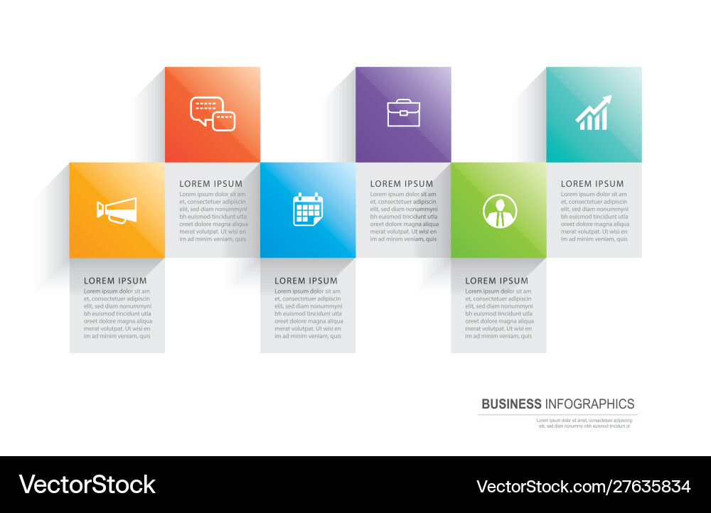 Six Data Index Paper Templates vector image