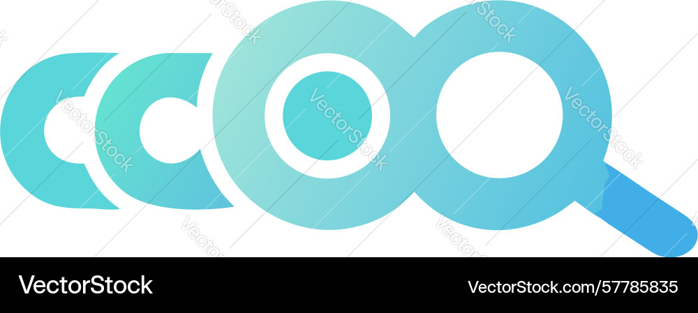 Circular data search iterative analysis icon vector image