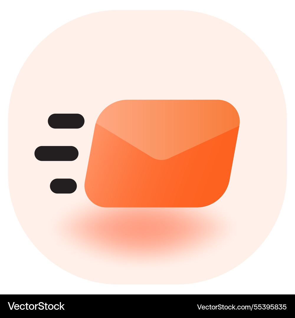 Send message icon paper plane Vector Image