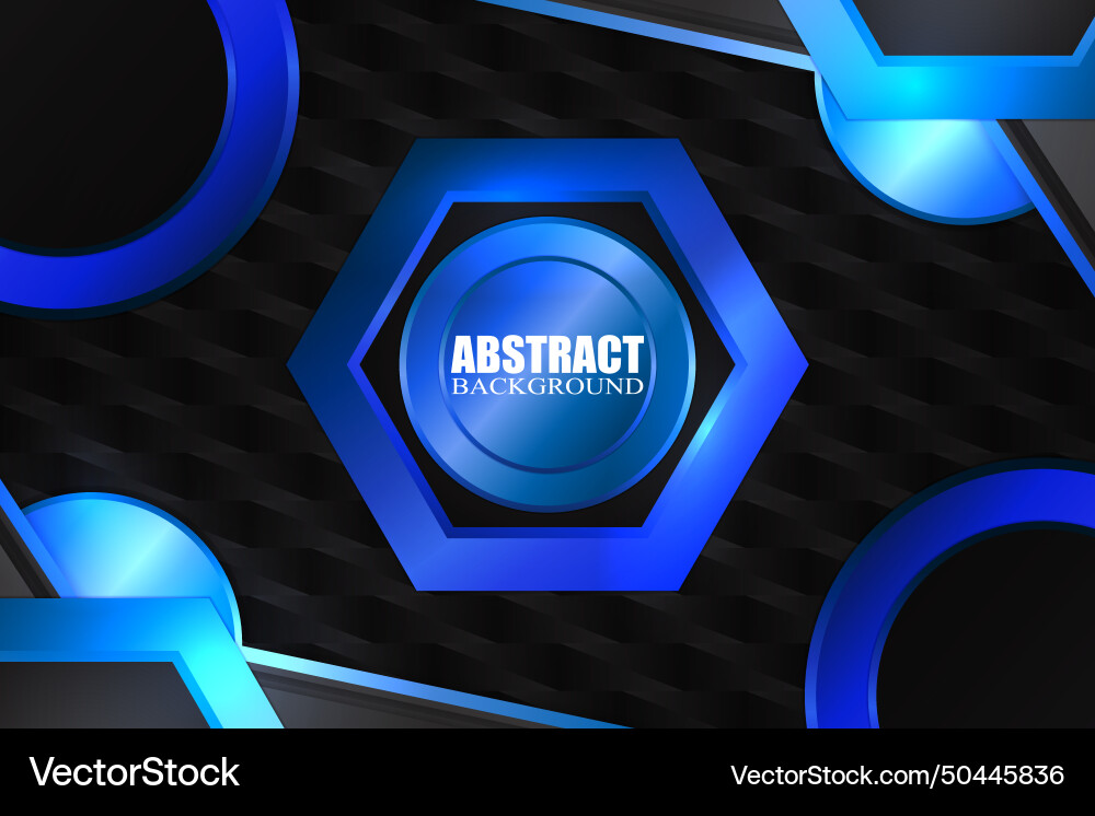 Abstract background polygon shape with black Abstract background polygon shape with black vector image