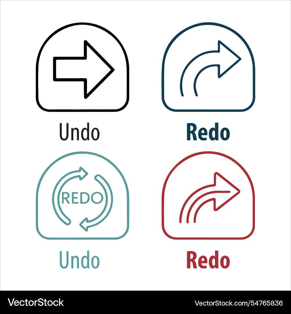 Back arrow icons eps editable file Back arrow icons eps editable file vector image