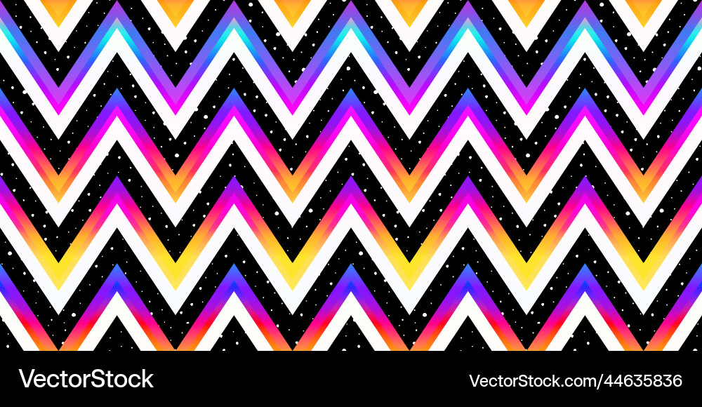 Dynamic Zigzag Pattern Vector Image