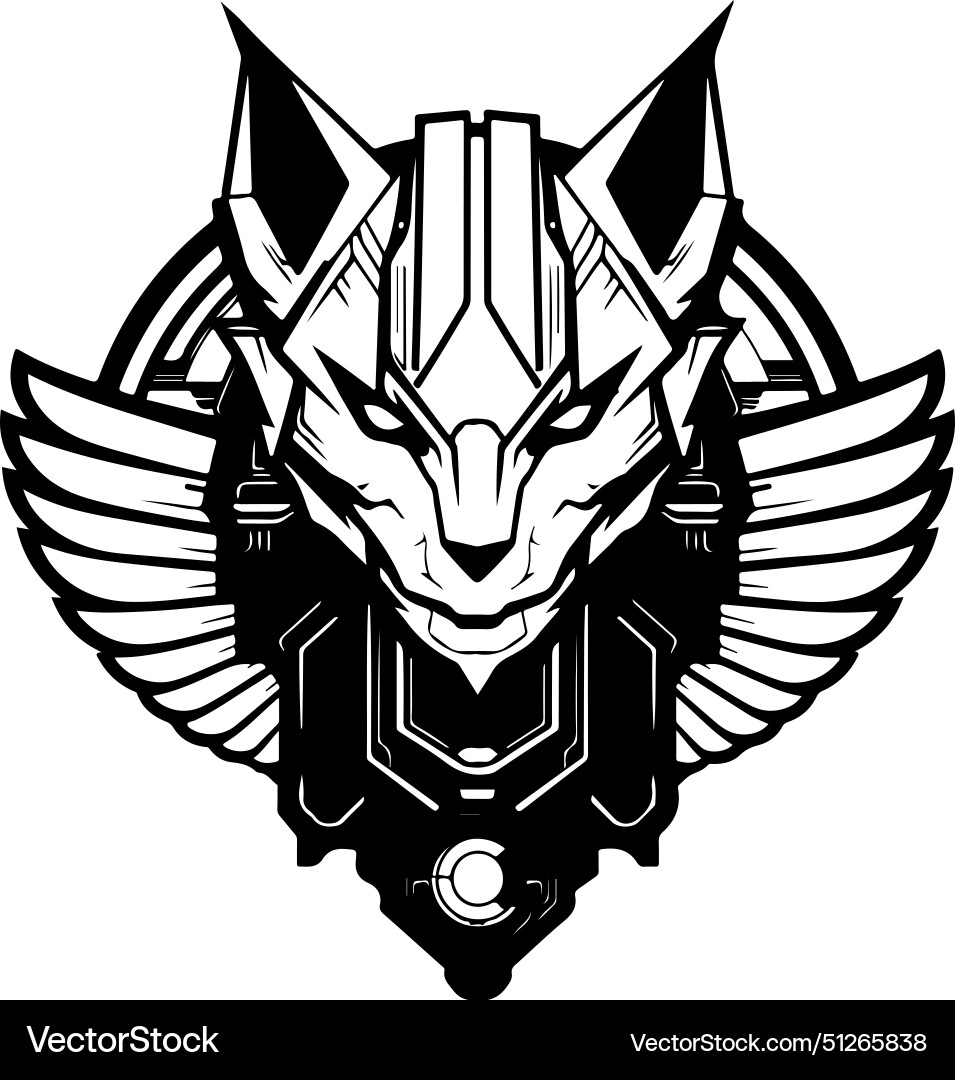 A sphinx cat with menacing look on its face A sphinx cat with menacing look on its face vector image