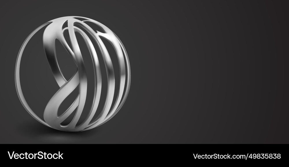 Background with a object in the form vector image