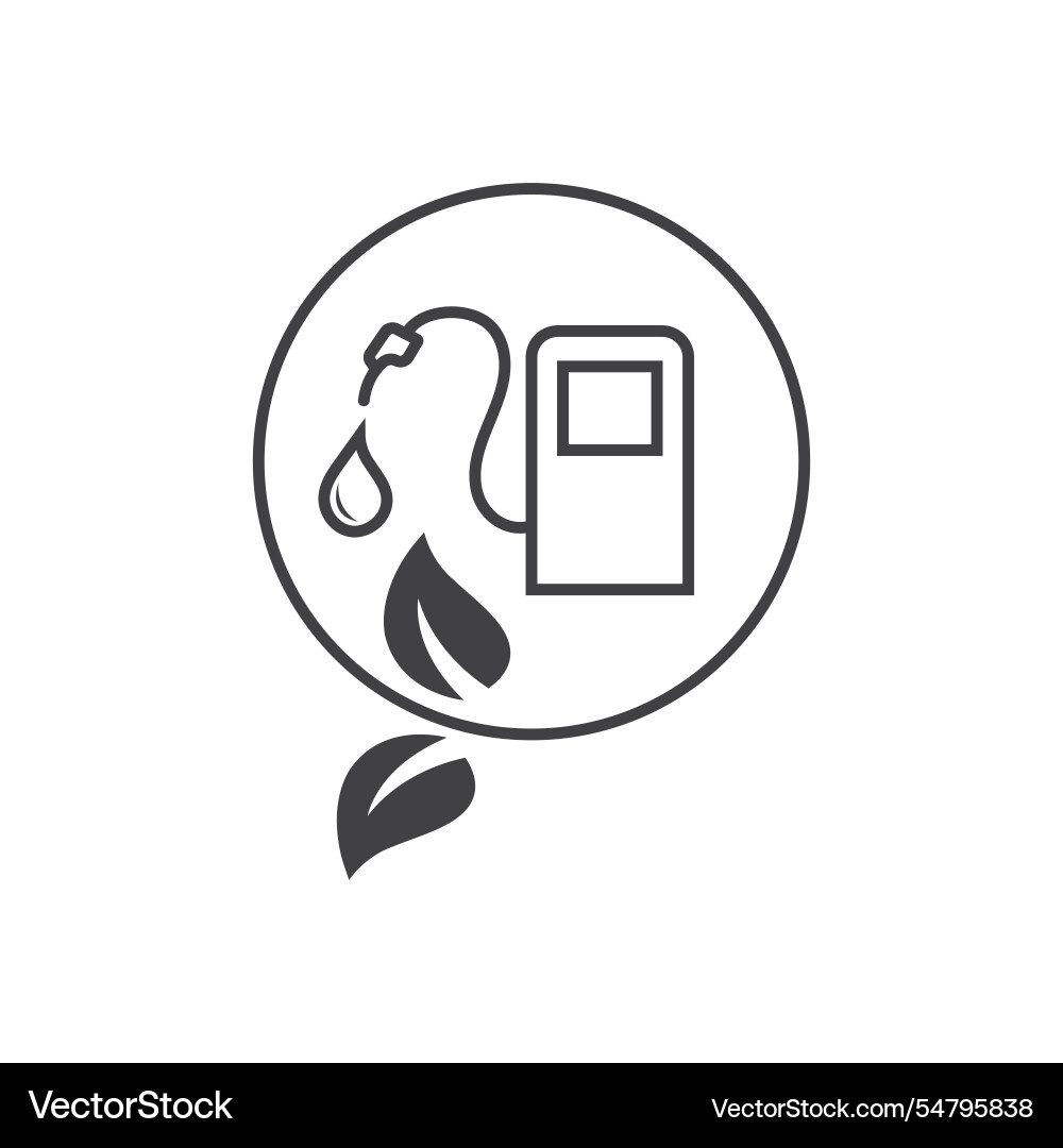 Fuel efficient icon element design template web Fuel efficient icon element design template web vector image