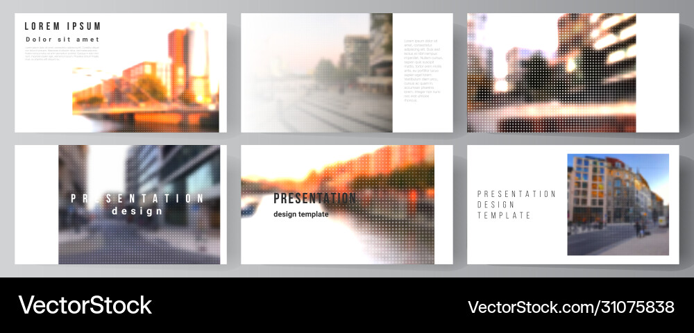 Layout presentation slides design Vector Image